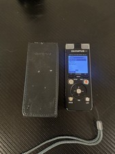 Olympus ‎DM-670 Digital Voice Recorder Dictaphone Black With Case