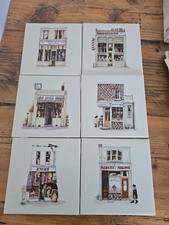 Vintage Pilkingtons Corner Shop Range Ceramic Wall Tile. Box Of 6