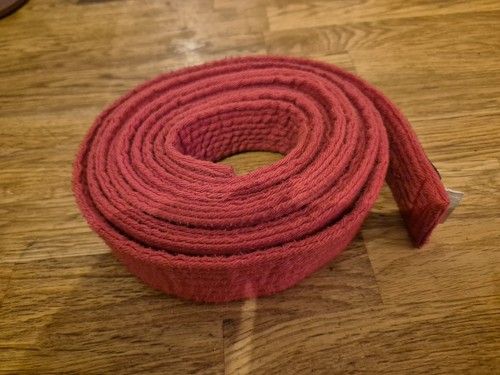 Red martial arts belt karate - martial,