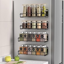 4 Pack Magnetic Spice Rack for