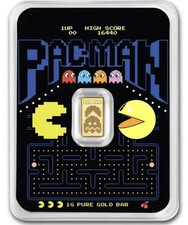1 gram Gold Bar - PAC-MAN 45th