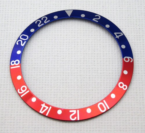 Red blue bezel - red,