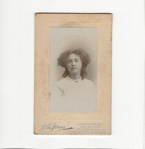 Cdv photo lady portrait - cdv,
