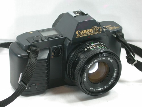 Canon t70 slr 35mm film - canon,