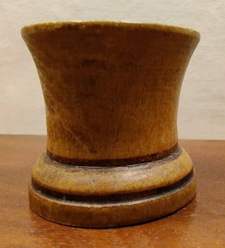 Vintage dice cup shaker carved - vintage,