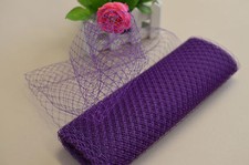 Birdcage Veil Millinery Net 1 Yard French Veiling Wedding Fascinator Royal Blue