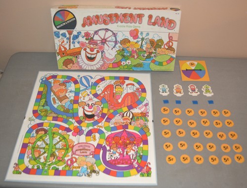 Vintage amusement land - vintage,