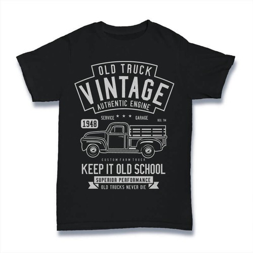 Shirt old truck driver - truck, gift