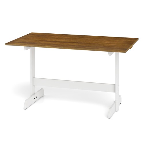 Farmhouse dining table for 6 - dining,