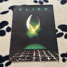 ALIEN (1979) ORIGINAL CINEMA PROGRAMME- SIGOURNEY WEAVER/RIDLEY SCOTT