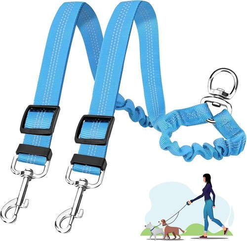 Double dog lead for walking - lead,