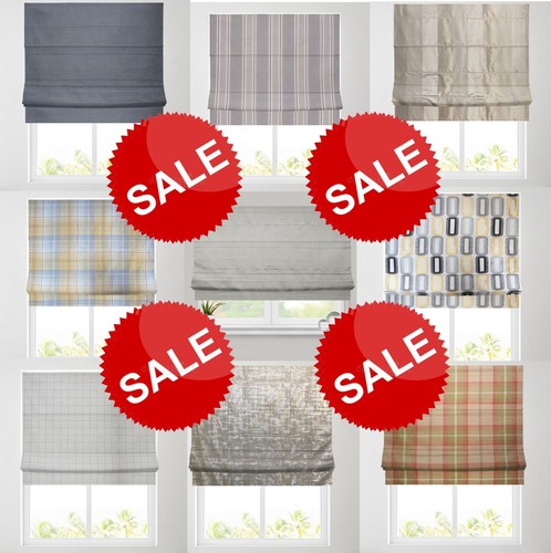 Clearance patterned roman - *clearance*,