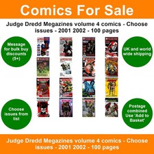 Judge Dredd Megazines volume 4 comics - Choose issues - 2001 2002 - 100 pages