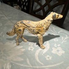 ANTIQUE WHIPET BORZOI WHITE