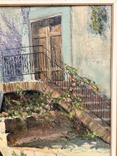 Large Vintage Original Framed
