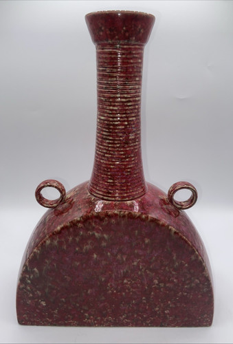Mcm two handled red lava - red, lava/drip
