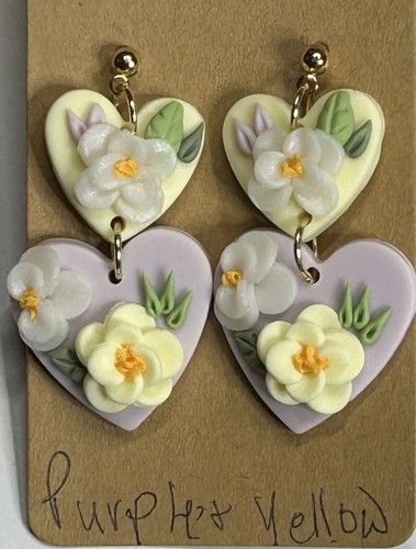 Purple yellow polymer clay - purple,
