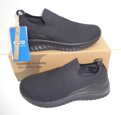 Ladies black trainers - trainers, casual