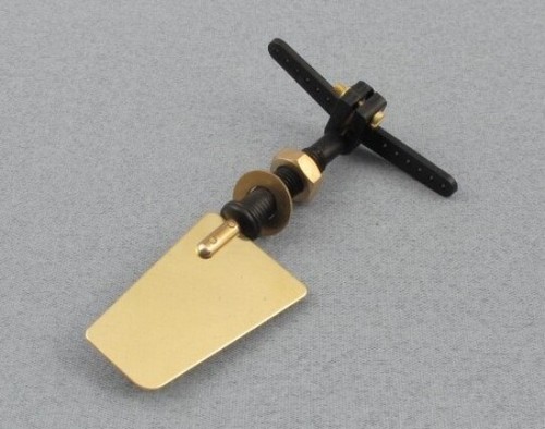 Radio active boat rudder - boat,