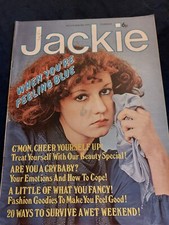 Vintage JACKIE Magazine 8th NOVEMBER 1975 Bay City Rollers Kenny David Essex 536