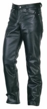 Mens Leather Jeans Pants
