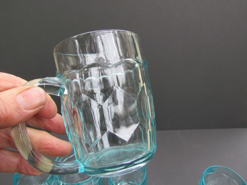 Four vintage faceted - four,