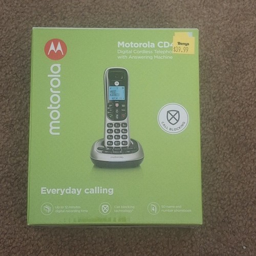 New motorola cd4011 cordless - motorola,