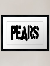 Pears Framed Art Print Framed