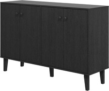Modern Black Sideboard Cabinet
