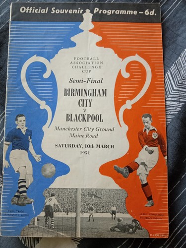 Cup semi final 1951 - fa,