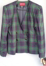 Vintage 80s Double Breasted Ladies' Office Wear NOS Deadstock Sasson