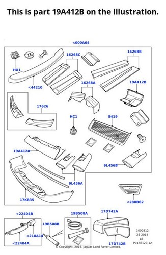 Land rover genuine cover - land,