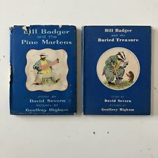 Bill Badger & the Buried Treasure - Pine Martens by David Severn Vintage