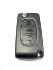 RFC 3 button flip key case for Peugeot Partner Expert remote fob 2008 - 2016