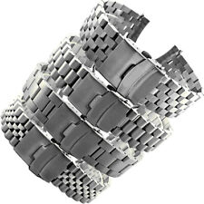 Premium solid Metal Stainless Steel Watch Strap Bands Fit Seiko 22mm Connector