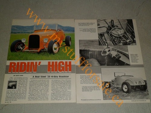 1929 highboy roadster article - highboy,