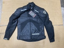 ARLEN NESS Mens Leather & Textile Motorcycle  Jacket UK 39"-40" Chest (B62#4)
