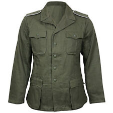 GERMAN ARMY DAK AFRICA KORPS TUNIC Olive Green - WW2 Repro All Sizes Shirt New