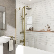 Curved Folding Bath Shower