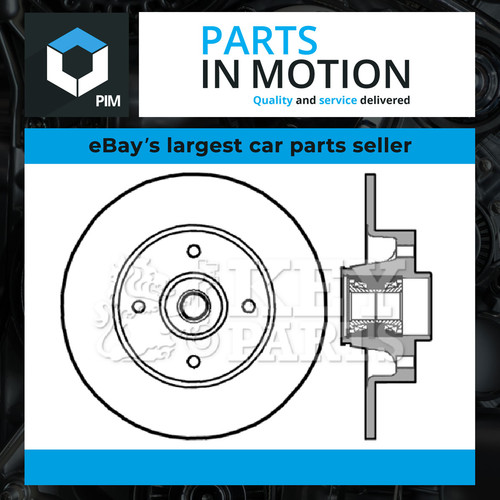 Brake discs pair solid - brake,