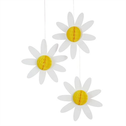 Daisy honeycomb hanging - daisy,
