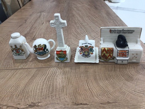Job lot vintage crested - job, of