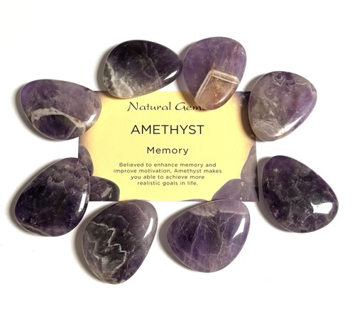 Natural amethyst thumb - natural,