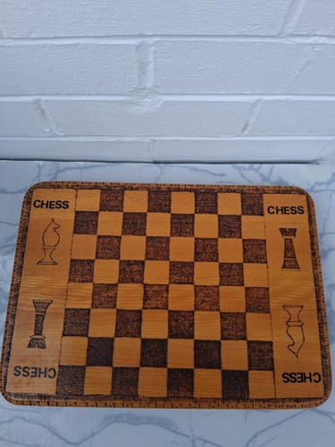 Vintage wooden chess - vintage,