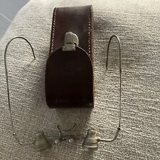 Antique Carl Zeiss Jena 2X Jeweler/Surgeon Magnifying Glasses Loupe Leather Case