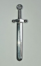 LEGO Vintage Knights Sword Castle Royal Greatsword Chrome Silver NEW