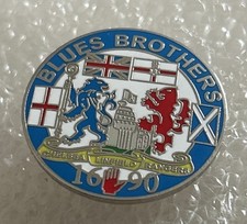 Rare & Collectable Chelsea Linfield Glasgow Rangers Supporter Enamel Badge