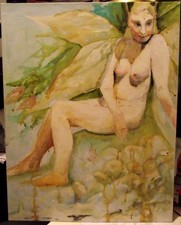 Surreal Oil Painting of a