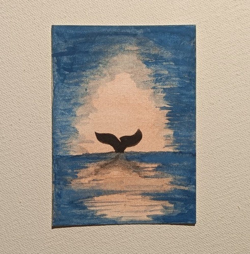 Aceo original whale fin out - #1,