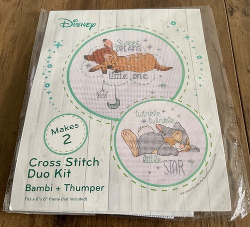 Disney cross stitch duo kit - disney,